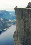 pulpit rock with Lysefjord below
