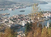 Bergen seen from Floyen