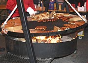 a LARGE barbeque grill