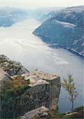 Pulpit rock with Lysefjord below