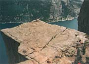 Pulpit Rock from above