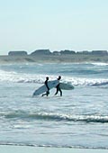 surfing in April - bring your wetsuit