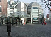 Kulturhuset - the Culture House - in the centre of town with library and cinema