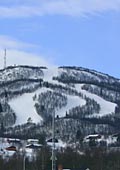 east-facing slopes of Slaatta ski centre
