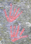hand symbols to represent Gods that should not be dipicted