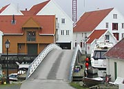 the bridge over part of the harbour