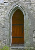 a door on the south side