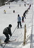 there is a free rope tow for beginners