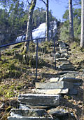 natural stone steps up